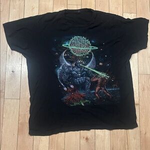 “Rings Of Saturn” Death Metal Rock Band Shirt